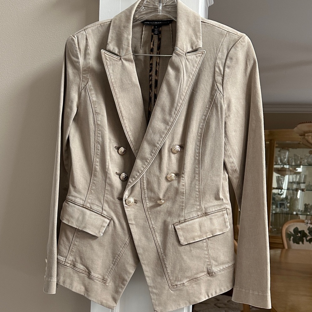 White House Black Market Tan Blazer